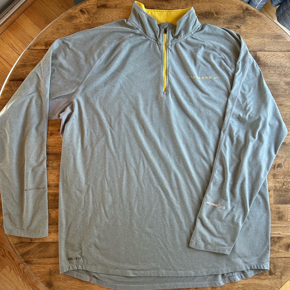 Nike Dri-FIT 1/4 Zip Livestrong Pullover